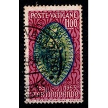 1953 - Vatikanet - AFA 235 - Frimærke - Pier Lombardo - Stemplet.